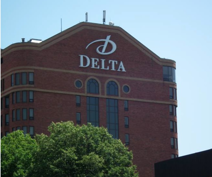 channel delta website signage