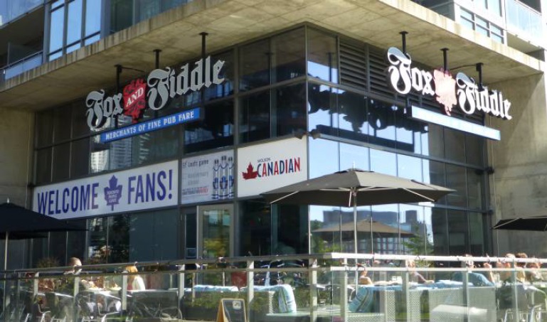 channel foxfiddle 2sides signage