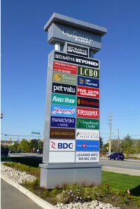 pylon uptown website signage